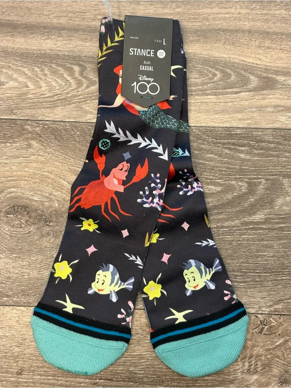Stance x Disney The Little Mermaid Crew Socks - Youth Large